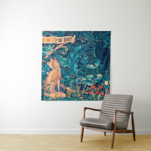 Dieren in het bos, William Morris Tapestry Wandkleed