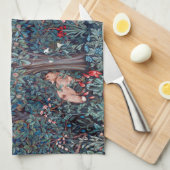 Dieren in het bos, William Morris Theedoek (Quarter Fold)