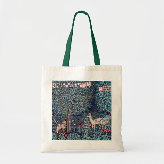 Dieren in het bos, William Morris Tote Bag (Voorkant)