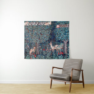 Dieren in het bos, William Morris Wandkleed