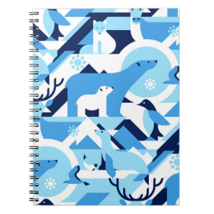 Dieren in het Noordpoolgebied, Polar - abstract pa Notitieboek