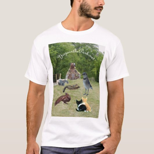 dieren in het park t-shirt (Voorkant)