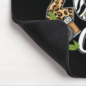 Dieren in het wild dierentuin safari wild veld muismat (Hoek)