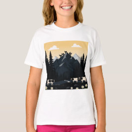 Dieren in het wild en boerderijdieren t-shirt