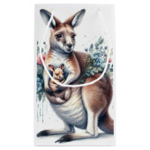Dieren in het wild Kangoeroe Klein Cadeauzakje (Achterkant)