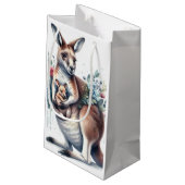 Dieren in het wild Kangoeroe Klein Cadeauzakje (Achterkant Gekanteld)