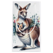 Dieren in het wild Kangoeroe Klein Cadeauzakje (Voorkant)