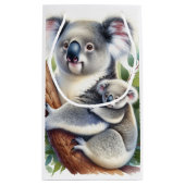 Dieren in het wild Koala Klein Cadeauzakje (Achterkant)
