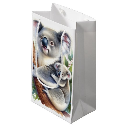 Dieren in het wild Koala Klein Cadeauzakje (Voorkant Gekanteld)