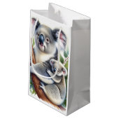 Dieren in het wild Koala Klein Cadeauzakje (Achterkant Gekanteld)
