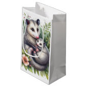 Dieren in het wild Opossum Klein Cadeauzakje (Achterkant Gekanteld)