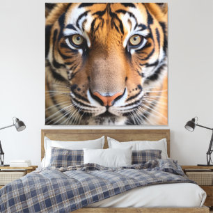 Dieren in het wild - Tijger Canvas Afdruk