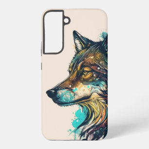Dieren in het wild Wolven Wolf Hoofd Dier Kunst Samsung Galaxy Hoesje