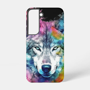 Dieren in het wild Wolven Wolf Kop Dier Kunst Samsung Galaxy Hoesje
