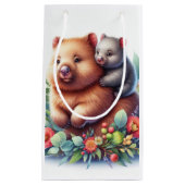 Dieren in het wild Wombat Klein Cadeauzakje (Voorkant)