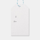 Dieren in het wild Zeehond Kust Cadeaulabel (Achterkant)