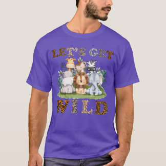 Dieren in het wilde dierenpark Jongens Meisjes Kaw T-shirt