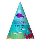 Dieren in het Zee van de Kleurrijke Oceaan Feesthoedjes (Voorkant)