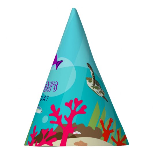 Dieren in het Zee van de Kleurrijke Oceaan Feesthoedjes (Rechts)