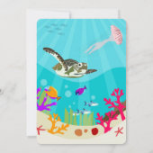 Dieren in het Zee van de Kleurrijke Oceaan Kaart (Achterkant)