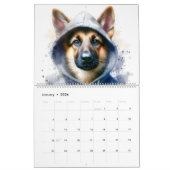 Dieren in Hoodies 12 Maand Splatter Art 2026 Kalender (Jan 2026)