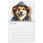 Dieren in Hoodies 12 Maanden Splatter Art 2026 Kalender (Mar 2026)
