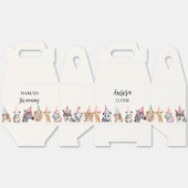 Dieren in Partij Petten Thema Party Boxen Bedankdoosjes (Ongevouwen)