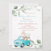 Dieren in Stippen van auto's - Florence per Baby s Kaart (Voorkant)