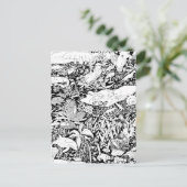 Dieren in vrede briefkaart (Staand voorkant)