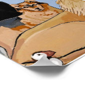 Dieren in vrede poster (Hoek)