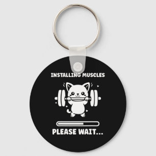 Dieren Installeren Spieren Fitness Bodybuilding Ka Sleutelhanger