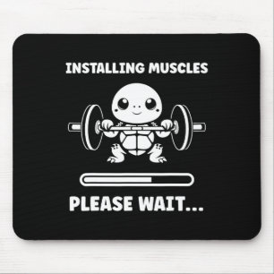 Dieren Installeren Spieren Fitness Bodybuilding To Muismat