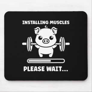 Dieren Installeren Spieren Fitness Bodybuilding Va Muismat