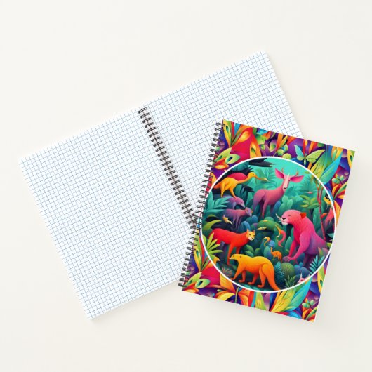 Dieren Jungle Notitieboek (Binnen)