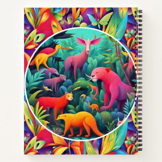 Dieren Jungle Notitieboek (Achterkant)