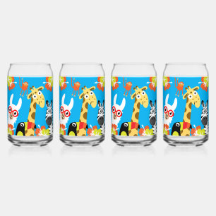 Dieren Jungle Safari Huisdecoratie Blikvorm Glas