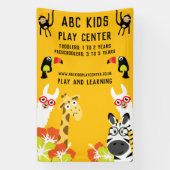 Dieren Jungle Safari Speelcentrum Spandoek (Verticaal)