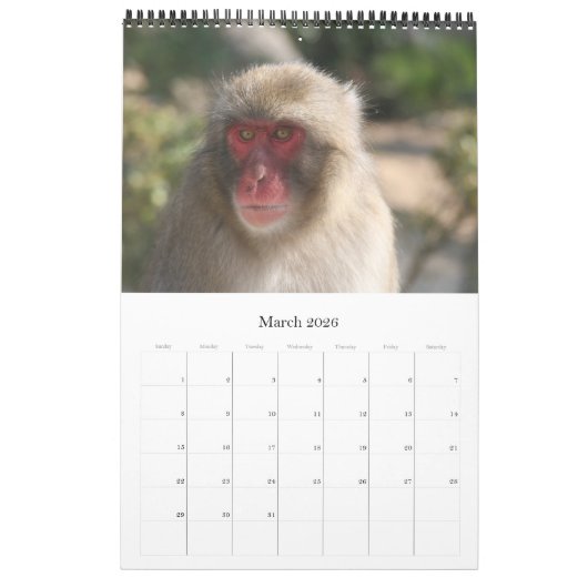dieren kalender (Mar 2026)