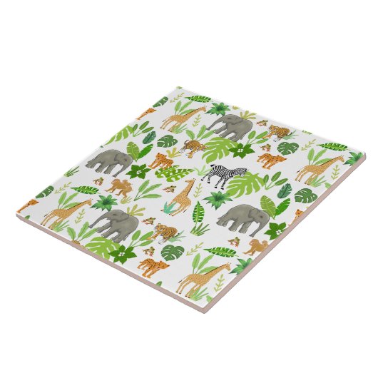 Dieren Keramische Tegel Tegeltje (Zijkant)