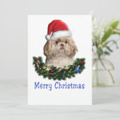 Dieren Kerst Feestdagenkaart (Staand voorkant)