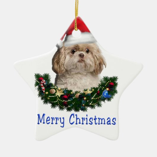 Dieren Kerst Keramisch Ornament (Voorkant)