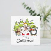 Dieren Kerstmis (Staand voorkant)