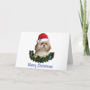 Dieren Kerstmis Kaart