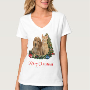 Dieren Kerstmis T-Shirt