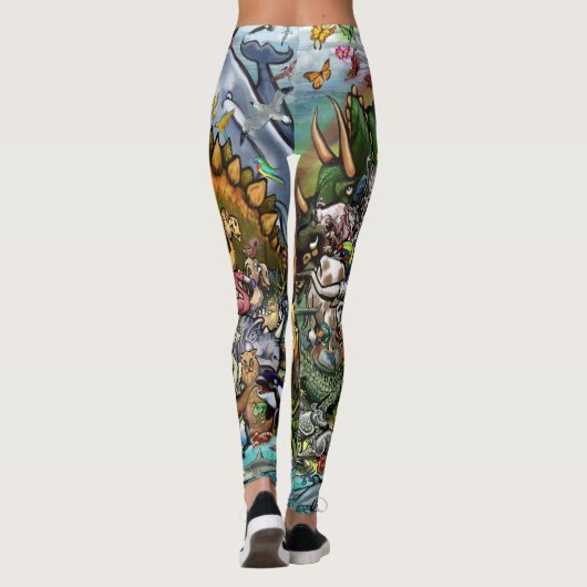 Dieren Leggings (Achterkant)