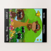 Dieren Legpuzzel (Horizontaal)