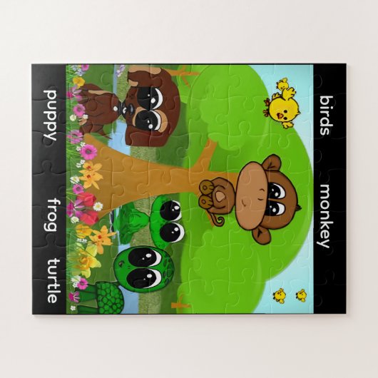 Dieren Legpuzzel (Horizontaal)