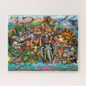 Dieren Legpuzzel (Horizontaal)