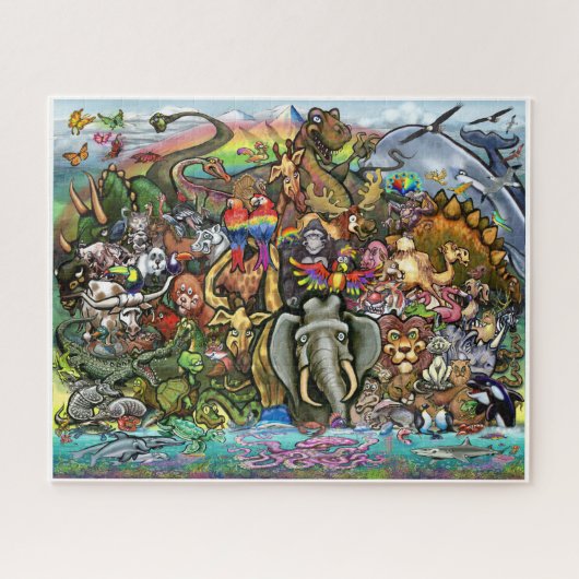Dieren Legpuzzel (Horizontaal)