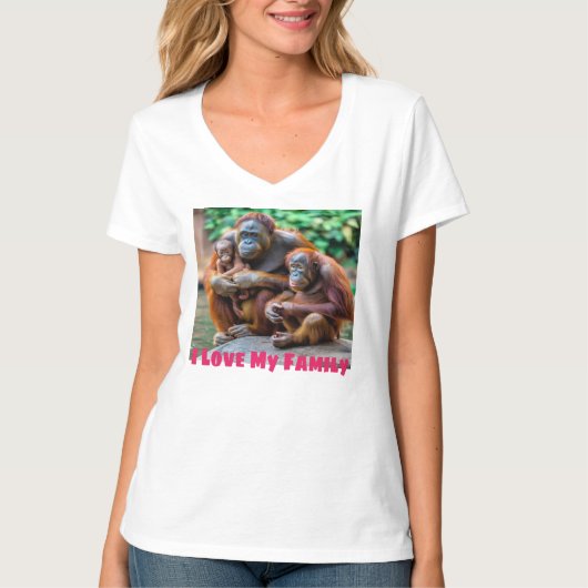Dieren leven samen t-shirt (Voorkant)